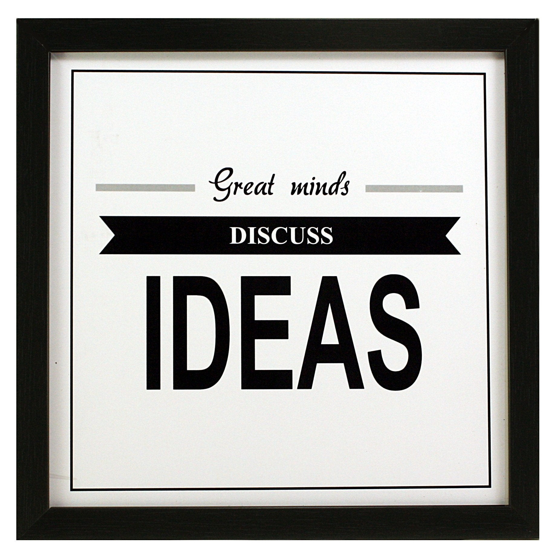 Indianara 3 Piece Set of Framed Wall People Events Ideas Hanging Motivational Office Decor Art Prints 8.7 INCH X 8.7 INCH Withou